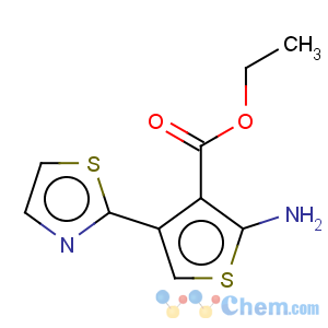 CAS No:1029421-23-5 3-Thiophenecarboxylicacid, 2-amino-4-(2-thiazolyl)-, ethyl ester