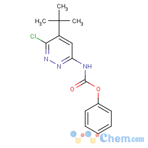 CAS No:102999-48-4 Carbamic acid,[6-chloro-5-(1,1-dimethylethyl)-3-pyridazinyl]-, phenyl ester (9CI)