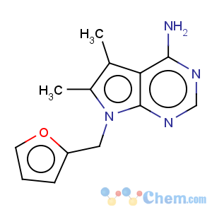 CAS No:103026-12-6 7H-Pyrrolo[2,3-d]pyrimidin-4-amine,7-(2-furanylmethyl)-5,6-dimethyl-