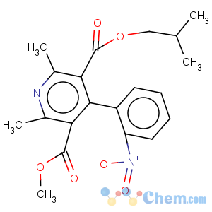 CAS No:103026-83-1 3,5-Pyridinedicarboxylicacid, 2,6-dimethyl-4-(2-nitrophenyl)-, 3-methyl 5-(2-methylpropyl) ester