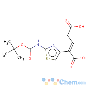 CAS No:103054-22-4 2-(2-tert-Butoxycarbonylaminothiazol-4-yl)-2-pentenedioic acid