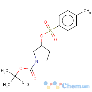 CAS No:103057-45-0 1-Pyrrolidinecarboxylicacid, 3-[[(4-methylphenyl)sulfonyl]oxy]-, 1,1-dimethylethyl ester
