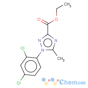 CAS No:103058-78-2 1H-1,2,4-Triazole-3-carboxylicacid, 1-(2,4-dichlorophenyl)-5-methyl-, ethyl ester