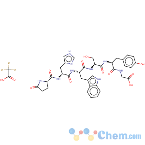 CAS No:103067-73-8 Glycine,N-[N-[N-[N-[N-(5-oxo-L-prolyl)-L-histidyl]-L-tryptophyl]-D-seryl]-L-tyrosyl]-(9CI)