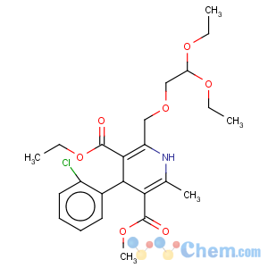 CAS No:103094-30-0 3-Ethyl-5-methyl-4-(2-chlorophenyl)-2-(2,2-diethoxy-ethoxymethyl)-6-methyl-1,4-dihydropyridine-3,5-dicarboxylate