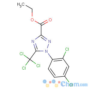 CAS No:103112-35-2 ethyl<br />1-(2,4-dichlorophenyl)-5-(trichloromethyl)-1,2,4-triazole-3-carboxylate