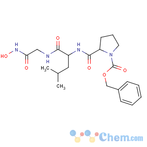CAS No:103145-74-0 benzyl<br />2-[[1-[[2-(hydroxyamino)-2-oxoethyl]amino]-4-methyl-1-oxopentan-2-yl]<br />carbamoyl]pyrrolidine-1-carboxylate