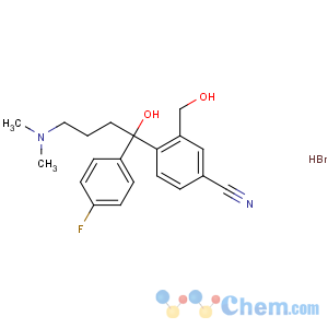 CAS No:103146-26-5 4-[4-(dimethylamino)-1-(4-fluorophenyl)-1-hydroxybutyl]-3-<br />(hydroxymethyl)benzonitrile