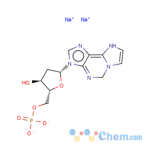 CAS No:103213-55-4 3H-Imidazo[2,1-i]purine,3-(2-deoxy-5-O-phosphono-b-D-erythro-pentofuranosyl)-, disodium salt (9CI)