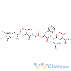 CAS No:103213-63-4 L-Threonine,N-(3,5-diiodo-L-tyrosyl)-D-threonylglycyl-L-phenylalanyl-L-leucyl- (9CI)
