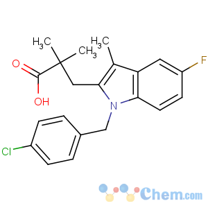 CAS No:103253-15-2 1H-Indole-2-propanoicacid, 1-[(4-chlorophenyl)methyl]-5-fluoro-a,a,3-trimethyl-
