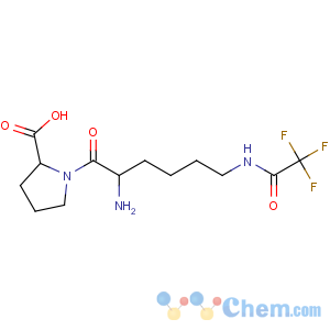 CAS No:103300-89-6 1-[2-amino-6-[(2,2,<br />2-trifluoroacetyl)amino]hexanoyl]pyrrolidine-2-carboxylic acid