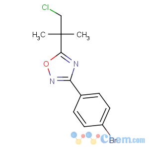 CAS No:1033201-95-4 3-(4-bromophenyl)-5-(1-chloro-2-methylpropan-2-yl)-1,2,4-oxadiazole