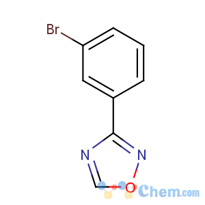 CAS No:1033202-12-8 3-(3-bromophenyl)-1,2,4-oxadiazole