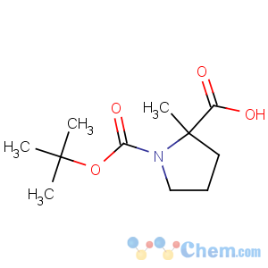CAS No:103336-06-7 (2S)-2-methyl-1-[(2-methylpropan-2-yl)oxycarbonyl]pyrrolidine-2-<br />carboxylic acid