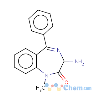CAS No:103343-65-3 2H-1,4-Benzodiazepin-2-one,3-amino-1,3-dihydro-1-methyl-5-phenyl-, (3R)-