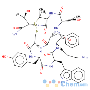 CAS No:103429-31-8 L-Threoninamide,D-phenylalanyl-L-cysteinyl-L-tyrosyl-D-tryptophyl-L-ornithyl-L-threonyl-3-mercapto-L-valyl-,cyclic (2®