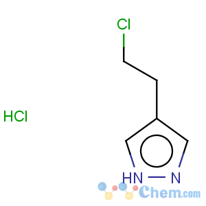 CAS No:103433-17-6 1H-Pyrazole,4-(2-chloroethyl)-, hydrochloride (1:1)