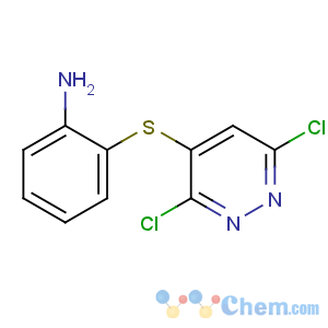 CAS No:10344-41-9 Benzenamine,2-[(3,6-dichloro-4-pyridazinyl)thio]-