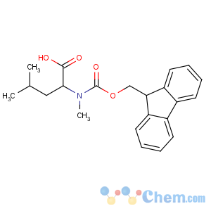 CAS No:103478-63-3 (2R)-2-[9H-fluoren-9-ylmethoxycarbonyl(methyl)amino]-4-methylpentanoic<br />acid