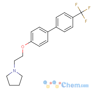 CAS No:10355-14-3 1-[2-[4-[4-(trifluoromethyl)phenyl]phenoxy]ethyl]pyrrolidine