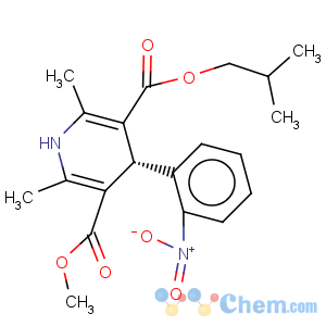 CAS No:103573-36-0 3,5-Pyridinedicarboxylicacid, 1,4-dihydro-2,6-dimethyl-4-(2-nitrophenyl)-, 3-methyl 5-(2-methylpropyl)ester, (4R)-