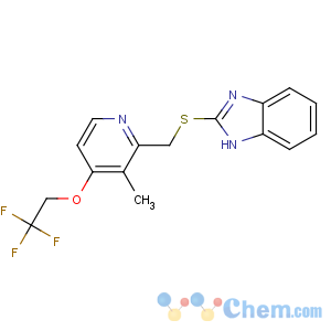 CAS No:103577-40-8 2-[[3-methyl-4-(2,2,<br />2-trifluoroethoxy)pyridin-2-yl]methylsulfanyl]-1H-benzimidazole
