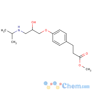 CAS No:103598-03-4 methyl 3-[4-[2-hydroxy-3-(propan-2-ylamino)propoxy]phenyl]propanoate