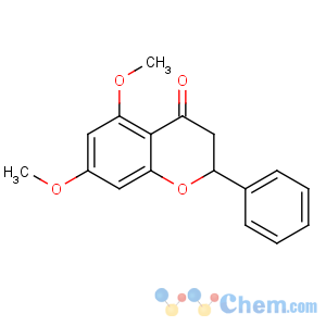 CAS No:1036-72-2 5,7-dimethoxy-2-phenyl-2,3-dihydrochromen-4-one