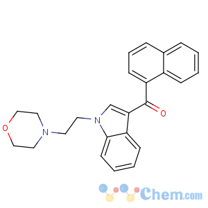 CAS No:103610-04-4 [1-(2-morpholin-4-ylethyl)indol-3-yl]-naphthalen-1-ylmethanone