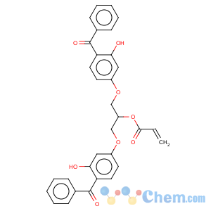 CAS No:103637-50-9 2-Propenoic acid,2-(4-benzoyl-3-hydroxyphenoxy)-1-[(4-benzoyl-3-hydroxyphenoxy)methyl]ethylester