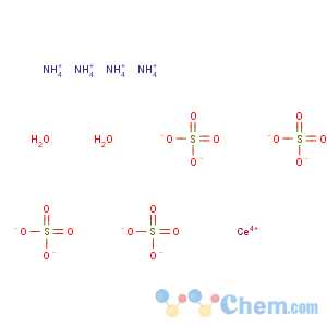 CAS No:10378-47-9 Sulfuric acid, ammoniumcerium(4+) salt (4:4:1), dihydrate (8CI,9CI)