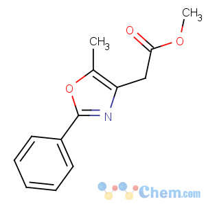 CAS No:103788-64-3 methyl 2-(5-methyl-2-phenyl-1,3-oxazol-4-yl)acetate