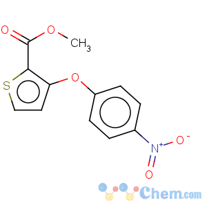 CAS No:103790-37-0 2-Thiophenecarboxylicacid, 3-(4-nitrophenoxy)-, methyl ester