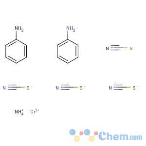 CAS No:10380-20-8 Chromate(1-),bis(benzenamine)tetrakis(thiocyanato-kN)-, ammonium (9CI)