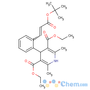 CAS No:103890-78-4 diethyl<br />2,<br />6-dimethyl-4-[2-[(E)-3-[(2-methylpropan-2-yl)oxy]-3-oxoprop-1-enyl]<br />phenyl]-1,4-dihydropyridine-3,5-dicarboxylate