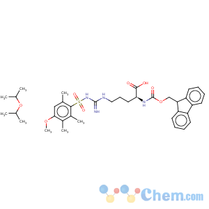 CAS No:103897-66-1 L-Ornithine,N2-[(9H-fluoren-9-ylmethoxy)carbonyl]-N5-[imino[[(4-methoxy-2,3,5-trimethylphenyl)sulfonyl]amino]methyl]-