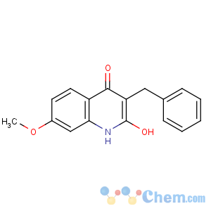 CAS No:103929-52-8 2(1H)-Quinolinone,4-hydroxy-7-methoxy-3-(phenylmethyl)-