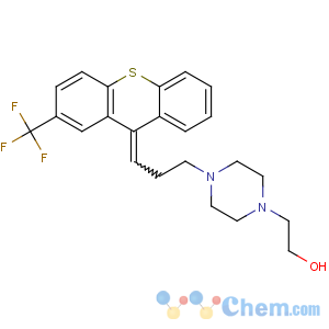 CAS No:103956-33-8 2-[4-[(3E)-3-[2-(trifluoromethyl)thioxanthen-9-ylidene]propyl]piperazin-<br />1-yl]ethanol