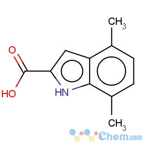 CAS No:103988-96-1 1H-Indole-2-carboxylicacid, 4,7-dimethyl-