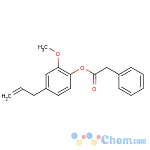 CAS No:10402-33-2 (2-methoxy-4-prop-2-enylphenyl) 2-phenylacetate