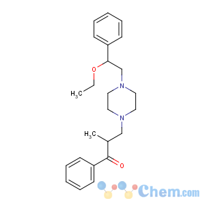 CAS No:10402-90-1 3-[4-(2-ethoxy-2-phenylethyl)piperazin-1-yl]-2-methyl-1-phenylpropan-1-<br />one