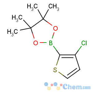 CAS No:1040281-97-7 2-(3-chlorothiophen-2-yl)-4,4,5,5-tetramethyl-1,3,2-dioxaborolane