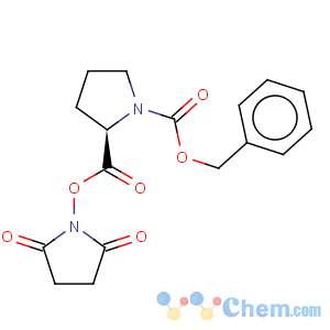 CAS No:104055-24-5 1,2-Pyrrolidinedicarboxylicacid, 2-(2,5-dioxo-1-pyrrolidinyl) 1-(phenylmethyl) ester, (2R)-