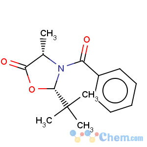 CAS No:104057-64-9 5-Oxazolidinone,3-benzoyl-2-(1,1-dimethylethyl)-4-methyl-, (2S,4S)-