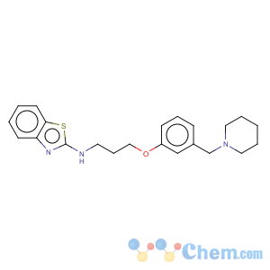 CAS No:104076-38-2 2-Benzothiazolamine,N-[3-[3-(1-piperidinylmethyl)phenoxy]propyl]-