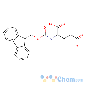 CAS No:104091-09-0 (2R)-2-(9H-fluoren-9-ylmethoxycarbonylamino)pentanedioic acid
