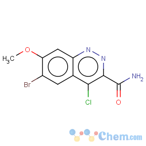 CAS No:1041853-24-0 3-Cinnolinecarboxamide,6-bromo-4-chloro-7-methoxy-