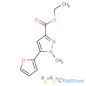 CAS No:104296-35-7 ethyl 5-(furan-2-yl)-1-methylpyrazole-3-carboxylate
