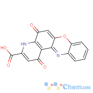 CAS No:1043-21-6 1,5-dioxo-4H-pyrido[3,2-a]phenoxazine-3-carboxylic acid